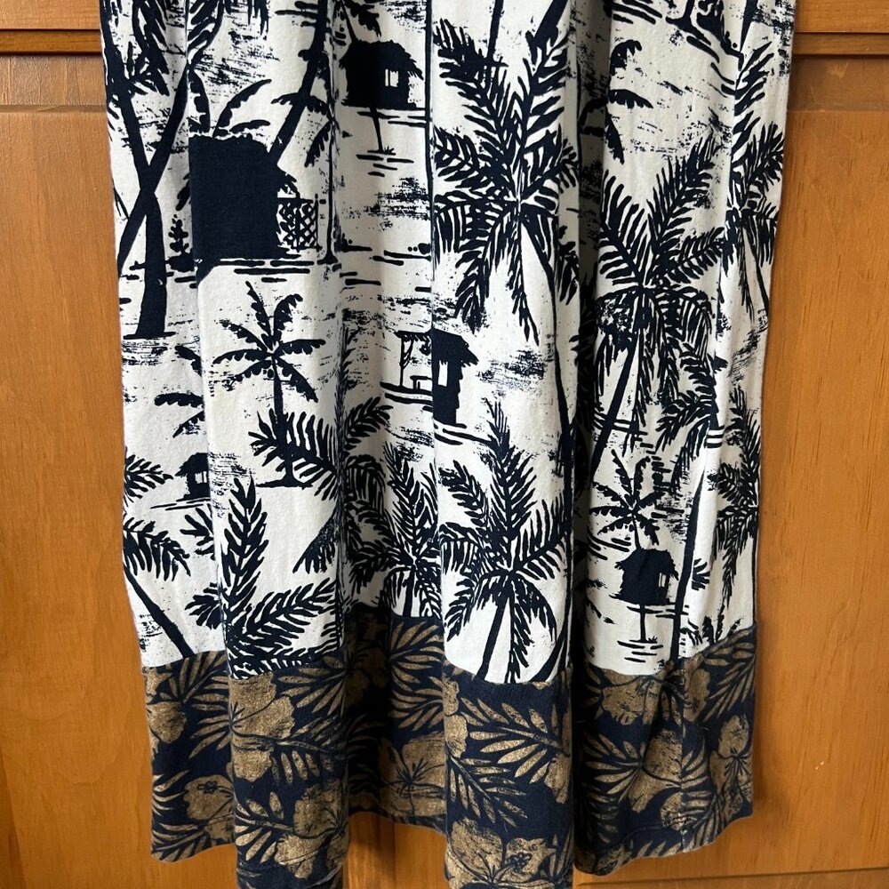 Tommy Bahama Blue and White Maxi Dress - Picture 3 of 3